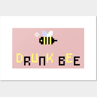 Drunk Bee Posters and Art